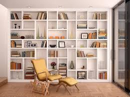 kệ sách decor phòng khách