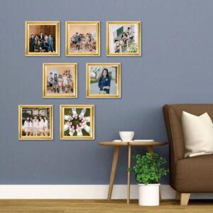 khung ảnh decor tường phòng khách