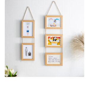khung ảnh decor tường phòng khách