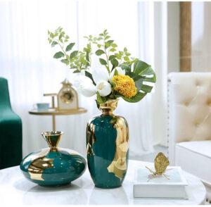lọ hoa cao cổ decor