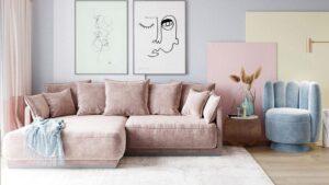 nội thất màu pastel