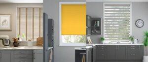 rèm cửa phòng bếp đẹp