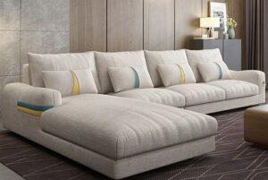 sofa nỉ hiện đại