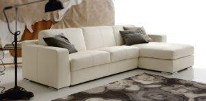 sofa nỉ màu kem