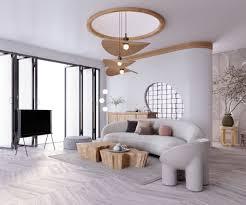 tấm ốp trần decor phòng khách