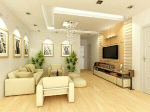tấm ốp trần decor phòng khách