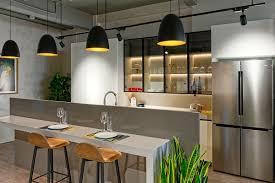 thiết kế không gian mở bếp