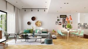 thiết kế phòng khách ấm cúng