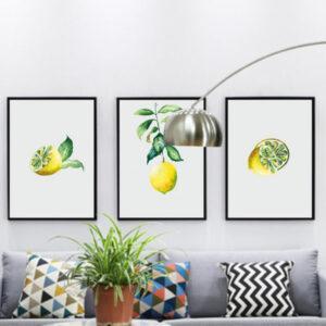 tranh canvas rau củ