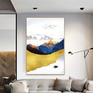 tranh canvas trừu tượng lớn