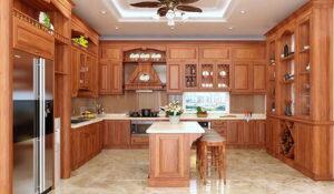 vật liệu gỗ công nghiệp decor bếp